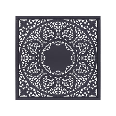 Sina Black MDF wallpanel square carved M