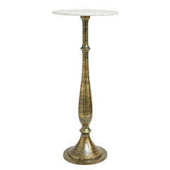 Sonnel Champagne Marble iron side table SV2