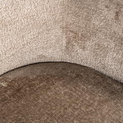 Stoel Ruby taupe chenille (Bergen 104 taupe chenille)