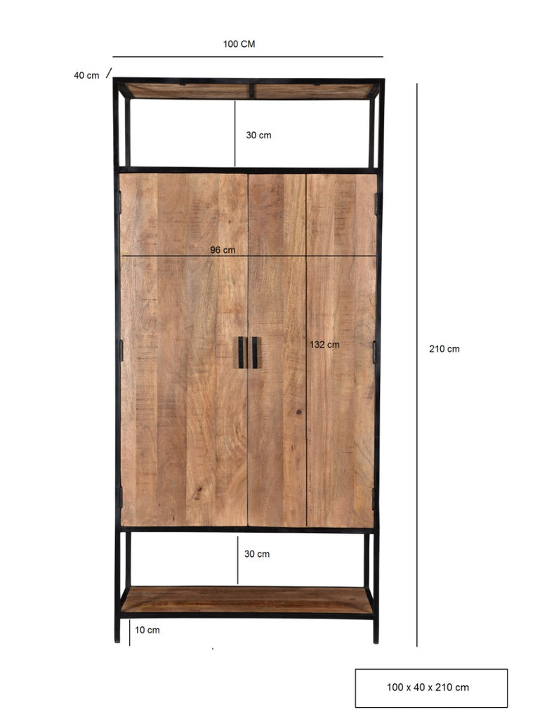 Sturdy 2 Doors 100cm