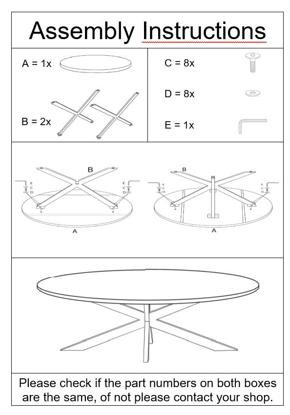 Sturdy Oval Bar 200cm