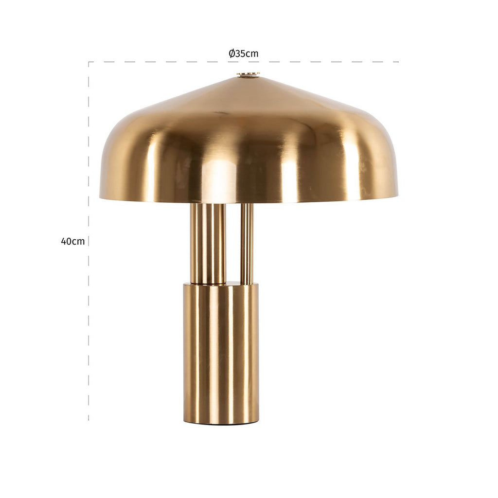 Tafellamp Linzy brass (Brushed Gold)