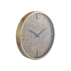 Taylor Brass iron round clock with print S