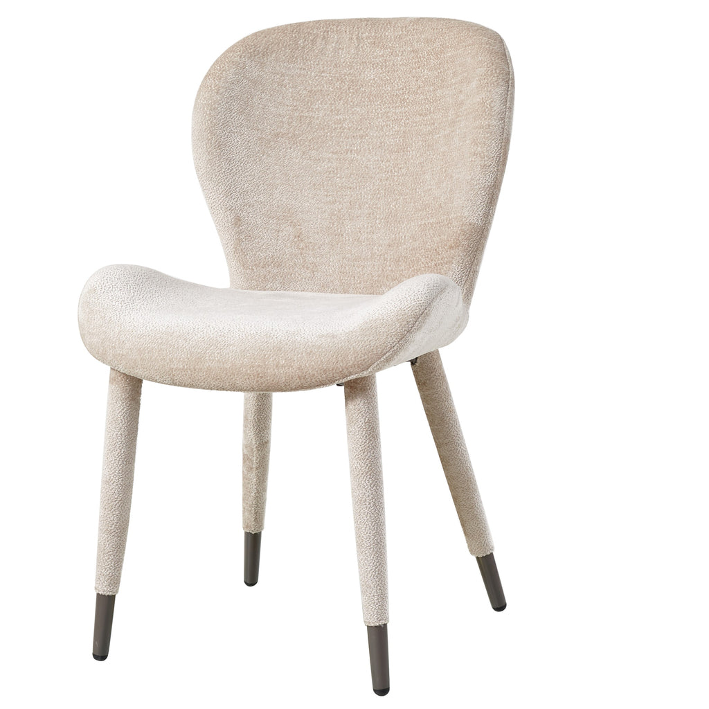 Thor Beige dining chair aphrodite fabric leg