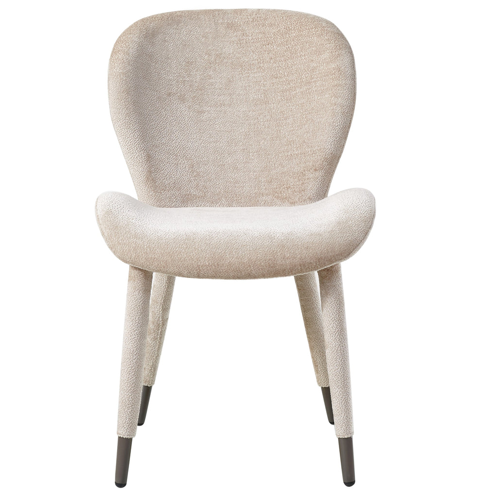 Thor Beige dining chair aphrodite fabric leg