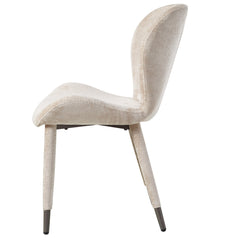 Thor Beige dining chair aphrodite fabric leg