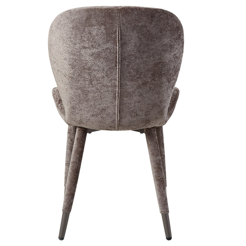 Thor Mocca dining chair aphrodite fabric leg