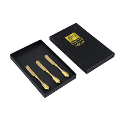 Thrust Gold stainless steel cheese knife giftbox