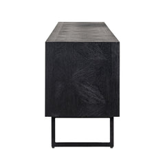 TV-dressoir Blax 2-kleppen 1-plank (Black)