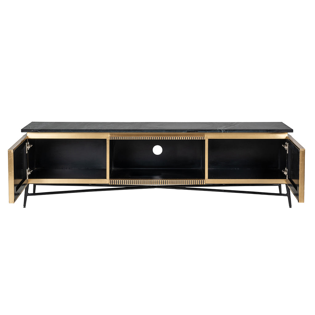 TV-Dressoir Ironville 2-deuren (Gold)