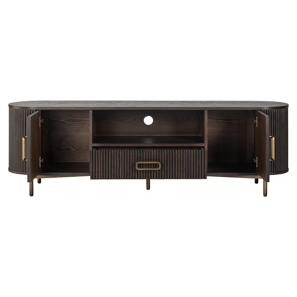 TV-dressoir Luxor 2-deuren 1-lade (Brown)