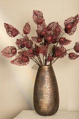 Twig Plant burgundy palace lantern flower spray