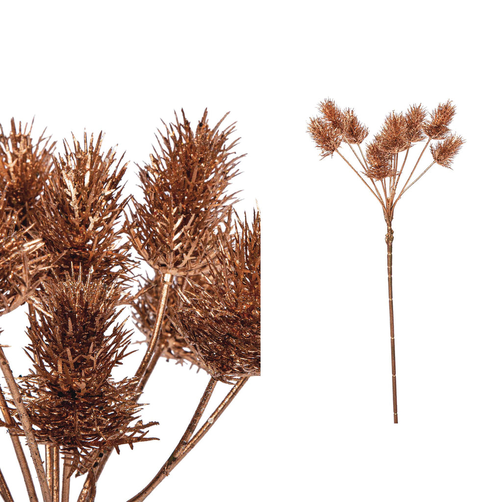 Twig Plant copper thistle spray