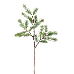 Twig Plant green pine spray with moss