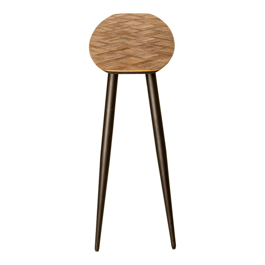 Tyano Natural recycled teak wood side table