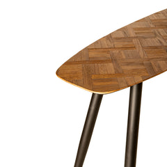 Tyano Natural recycled teak wood side table