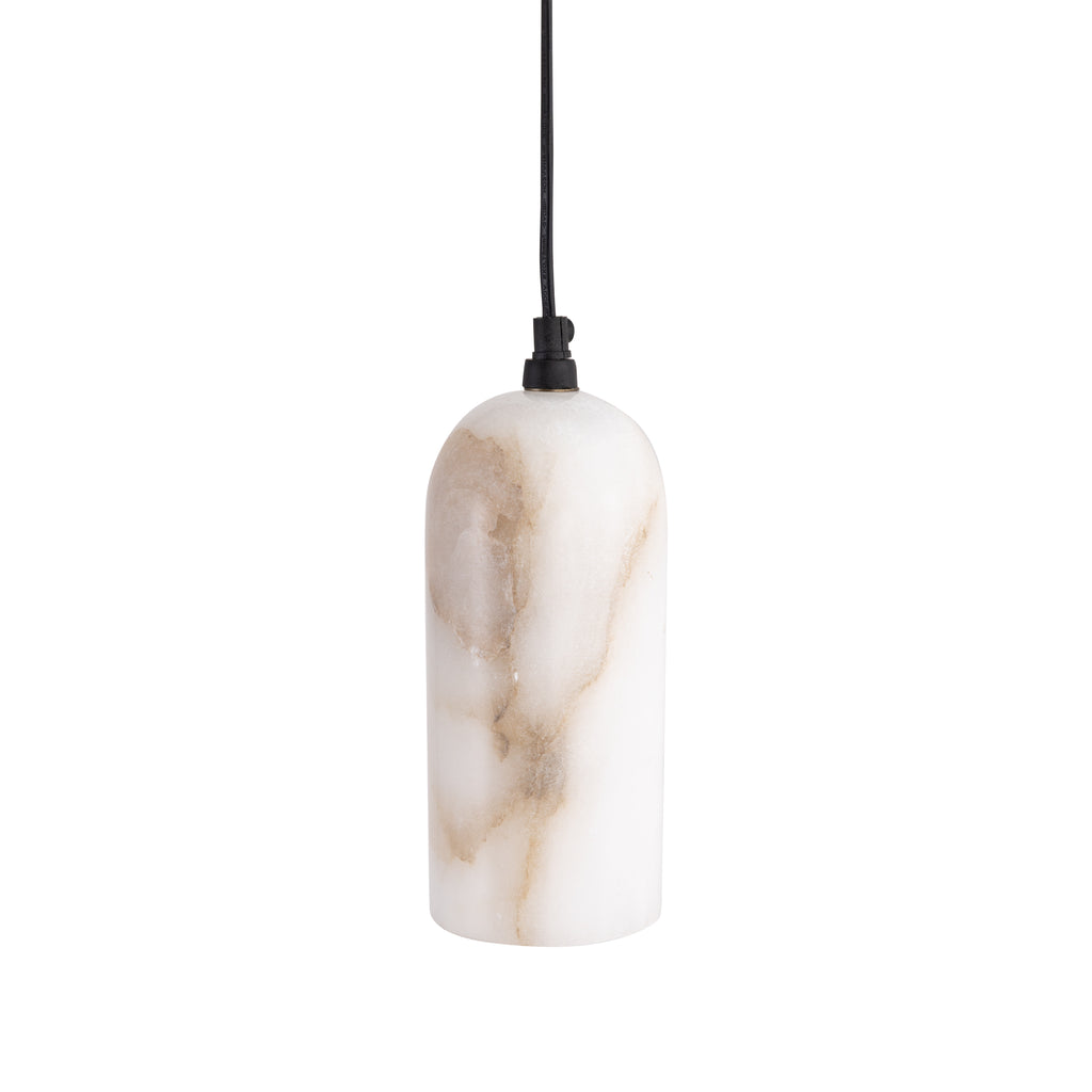 Vaden Black alabaster hanging multiple lamp round