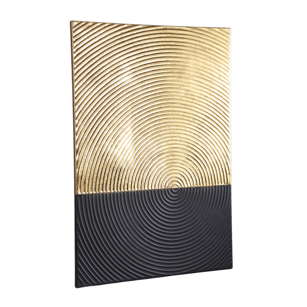 Vallon Gold iron wall panel double rectangle L