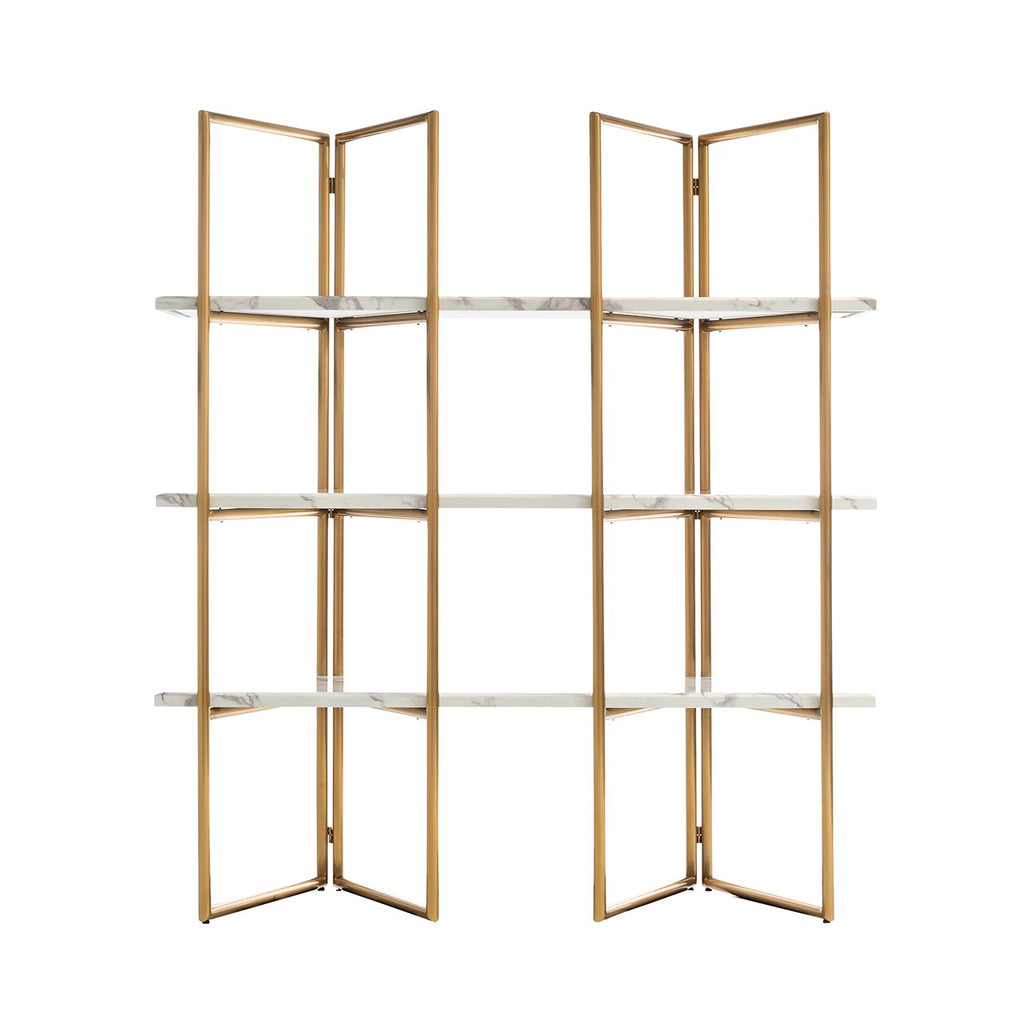 Wandkast Lagrand gold met 3 planken (Gold)