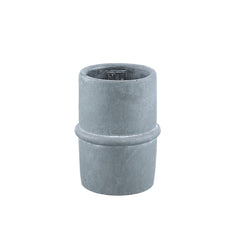 Werix Black cement pot center rib round M