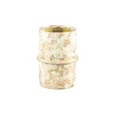 Werix Cream cement pot center rib round M