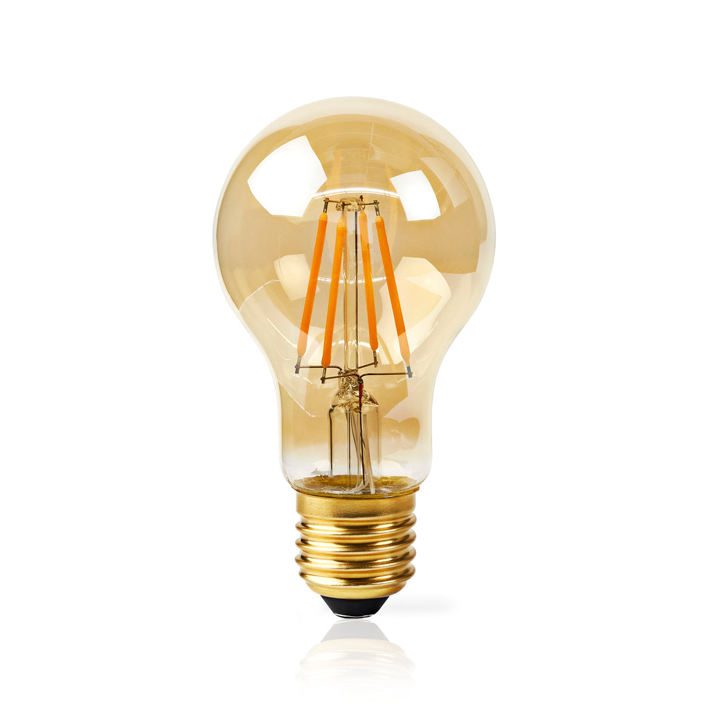 WiFi Smart LED filament gold lamp pear E27