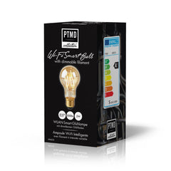 WiFi Smart LED filament gold lamp pear E27