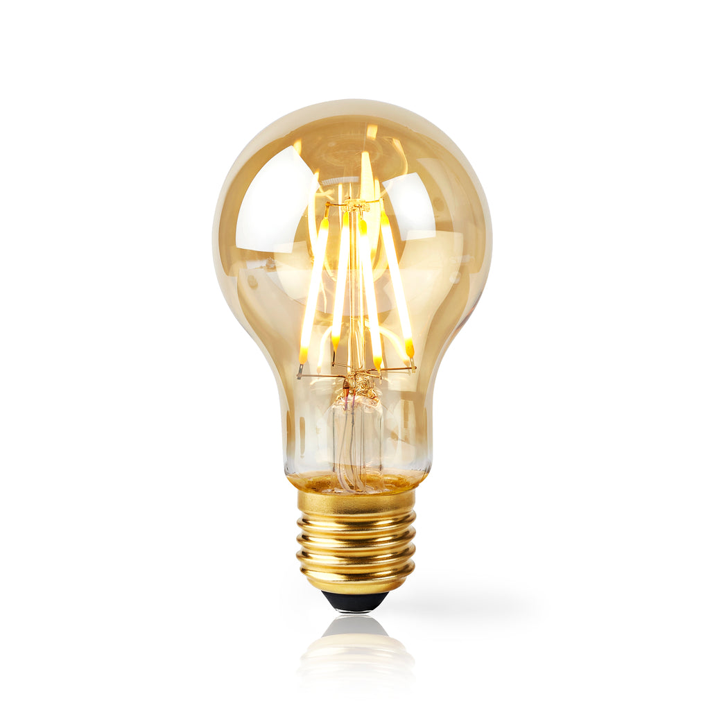 WiFi Smart LED filament gold lamp pear E27