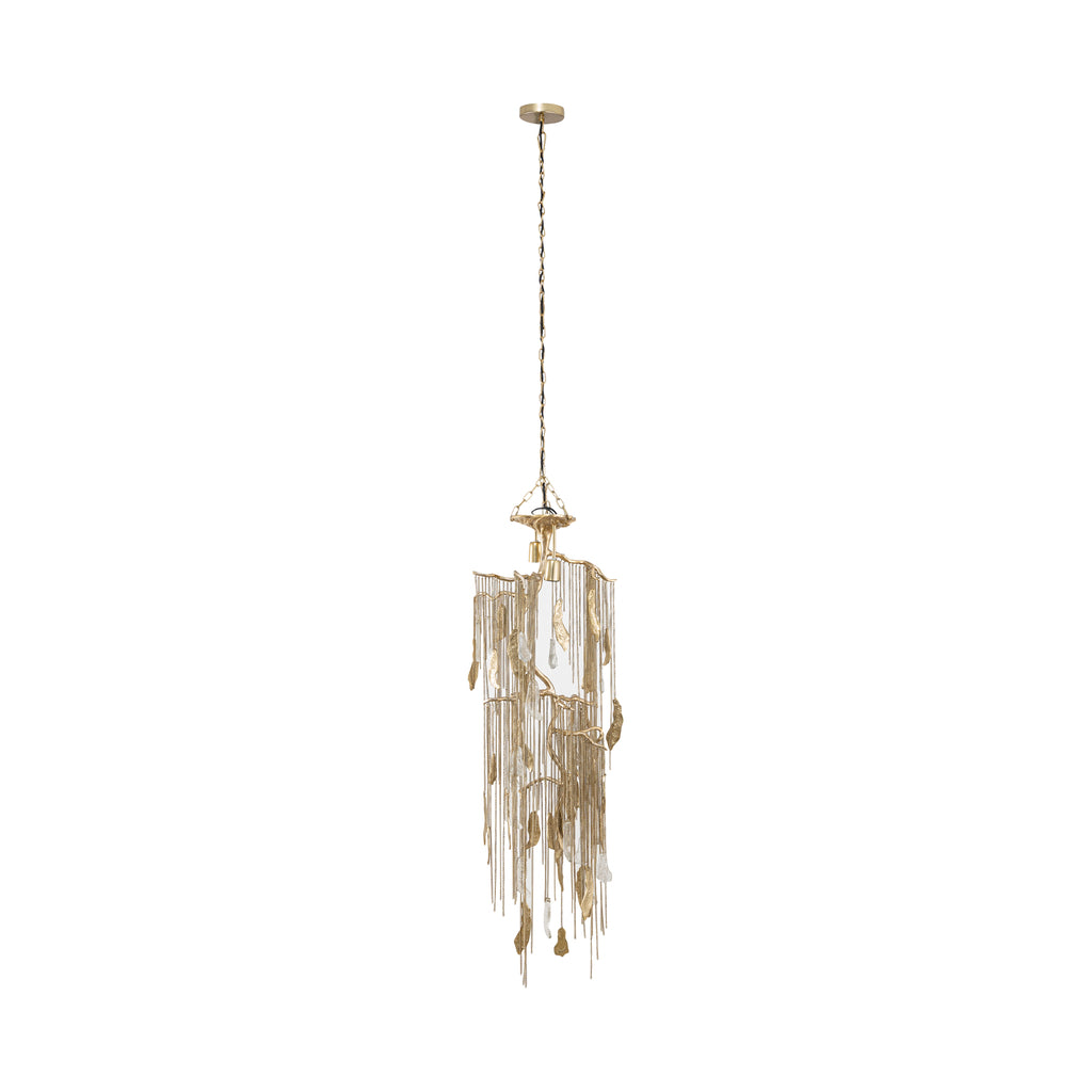 Wilco Brass casted alu hanging lamp chains small