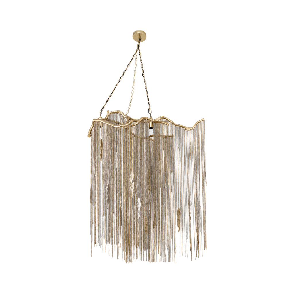 Wilco Brass casted alu hanging lamp chains wide