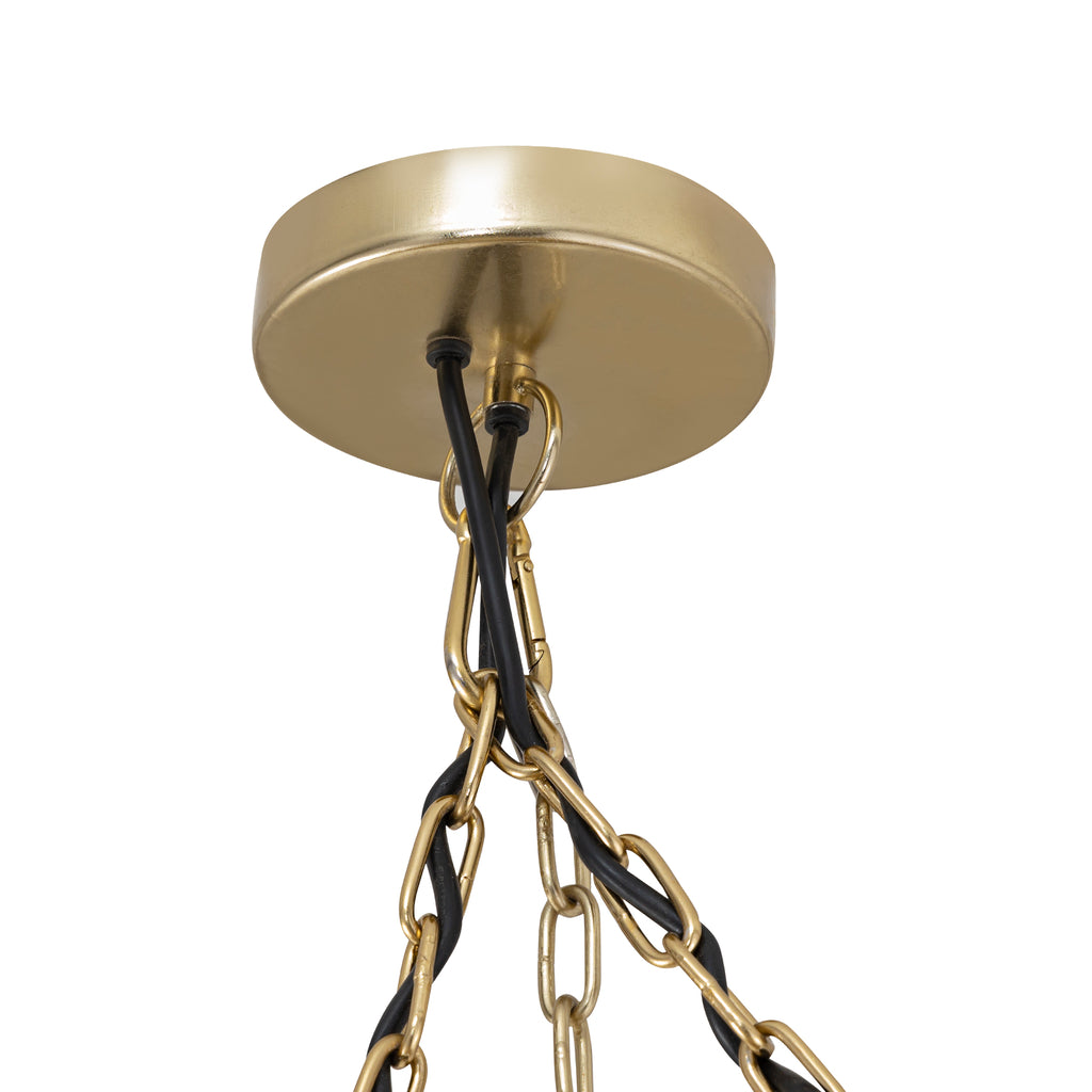 Wilco Brass casted alu hanging lamp chains wide