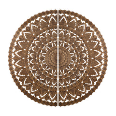 Willian Brown MDF round wallpanel in 2 halfs