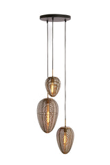 Hanglamp Yaelle - Antiek Brons - Ã˜36cm - 3L