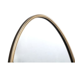 Yunis Gold big iron mirror in oval shape