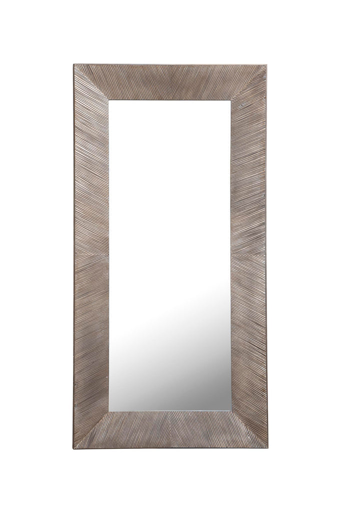 Zapp Silver MDF mirror rectangle